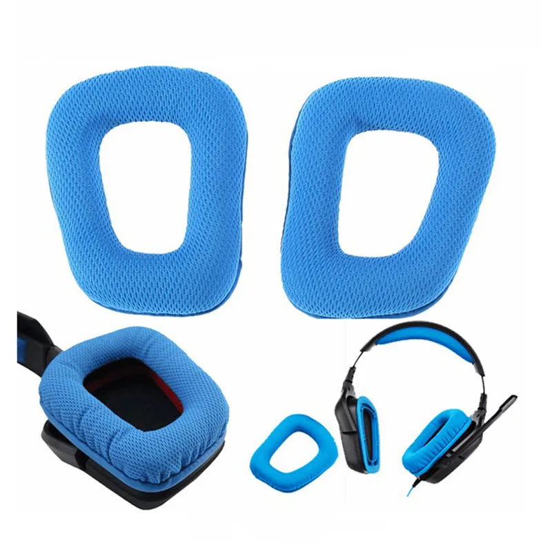 Прочные Сменные амбушюры для наушников Logitech G35 G930 G430 из пены с эффектом памяти