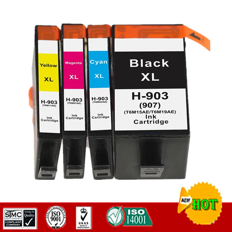 Replacement Ink cartridge For HP903 HP903XL Suit For HP OfficeJet Pro 6950 6960 6970 All-in-One Printer etc.
Replacement Ink cartridge For HP903 HP903XL Suit For HP OfficeJet Pro 6950 6960 6970 All-in-One Printer etc.