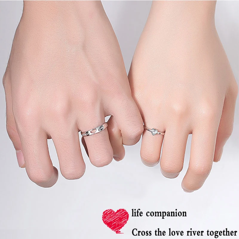 Fashion Japan and South Korea Simple Jewelry New One-Minded Couple Ring Trendy Ins 925 Silver Valentine's Day Birthday Gift
Fashion Japan and South Korea Simple Jewelry New One-Minded Couple Ring Trendy Ins 925 Silver Valentine's Day Birthday Gift
