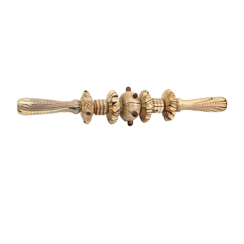 A0ND Yoga Meridian Rod Nine Fine Wheel Shaft Whole Body Massage Roller Pounded Waist Back Massage Neck Leg Wooden Massager
A0ND Yoga Meridian Rod Nine Fine Wheel Shaft Whole Body Massage Roller Pounded Waist Back Massage Neck Leg Wooden Massager