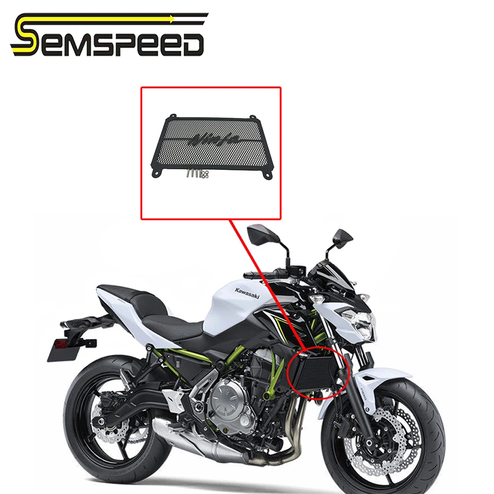 SEMSPEED нержавеющая сталь мотоциклетная решетка радиатора ninja400 Защитная крышка для
