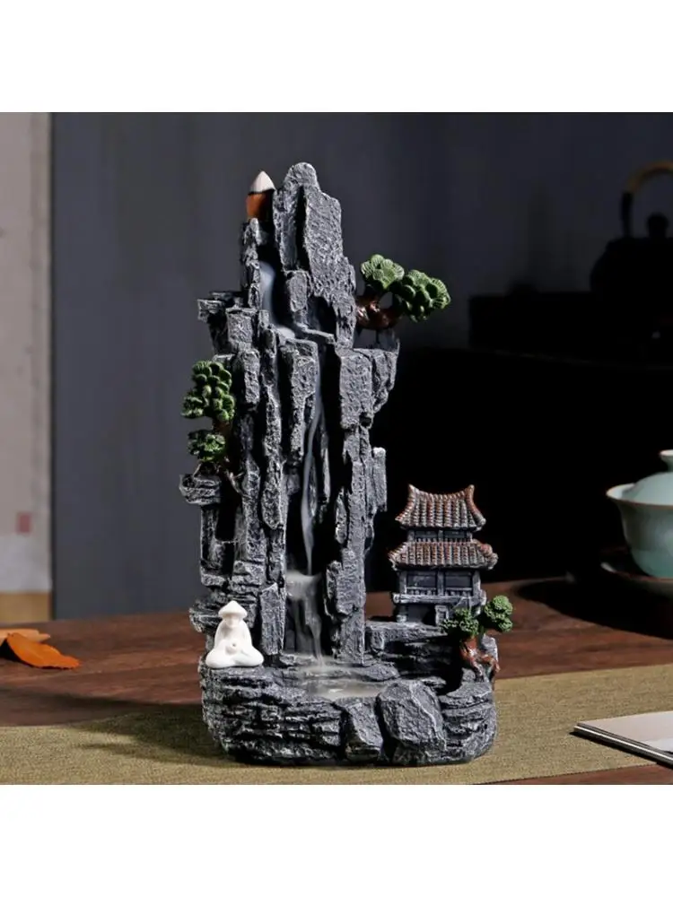 Mountain River Backflow Rockery Incense Burner Creative Desktop Ornaments Decor
Mountain River Backflow Rockery Incense Burner Creative Desktop Ornaments Decor