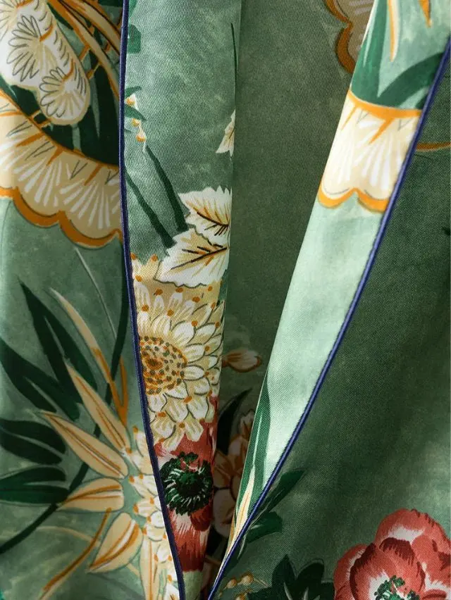 Ethnic Flower Print Kimono Cardigan with Sashes Retro Floral Bandage Shirt Blouse Ladies Tops Blusas Chemise Femme Blusa
Ethnic Flower Print Kimono Cardigan with Sashes Retro Floral Bandage Shirt Blouse Ladies Tops Blusas Chemise Femme Blusa