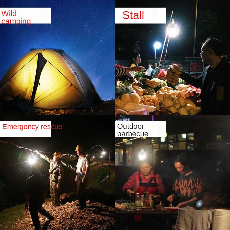 Solar LED Rechargeable Bulb Outdoor Camping Lighting Home Power Outage Emergency Wireless Energy Saving Lamp
Solar LED Rechargeable Bulb Outdoor Camping Lighting Home Power Outage Emergency Wireless Energy Saving Lamp