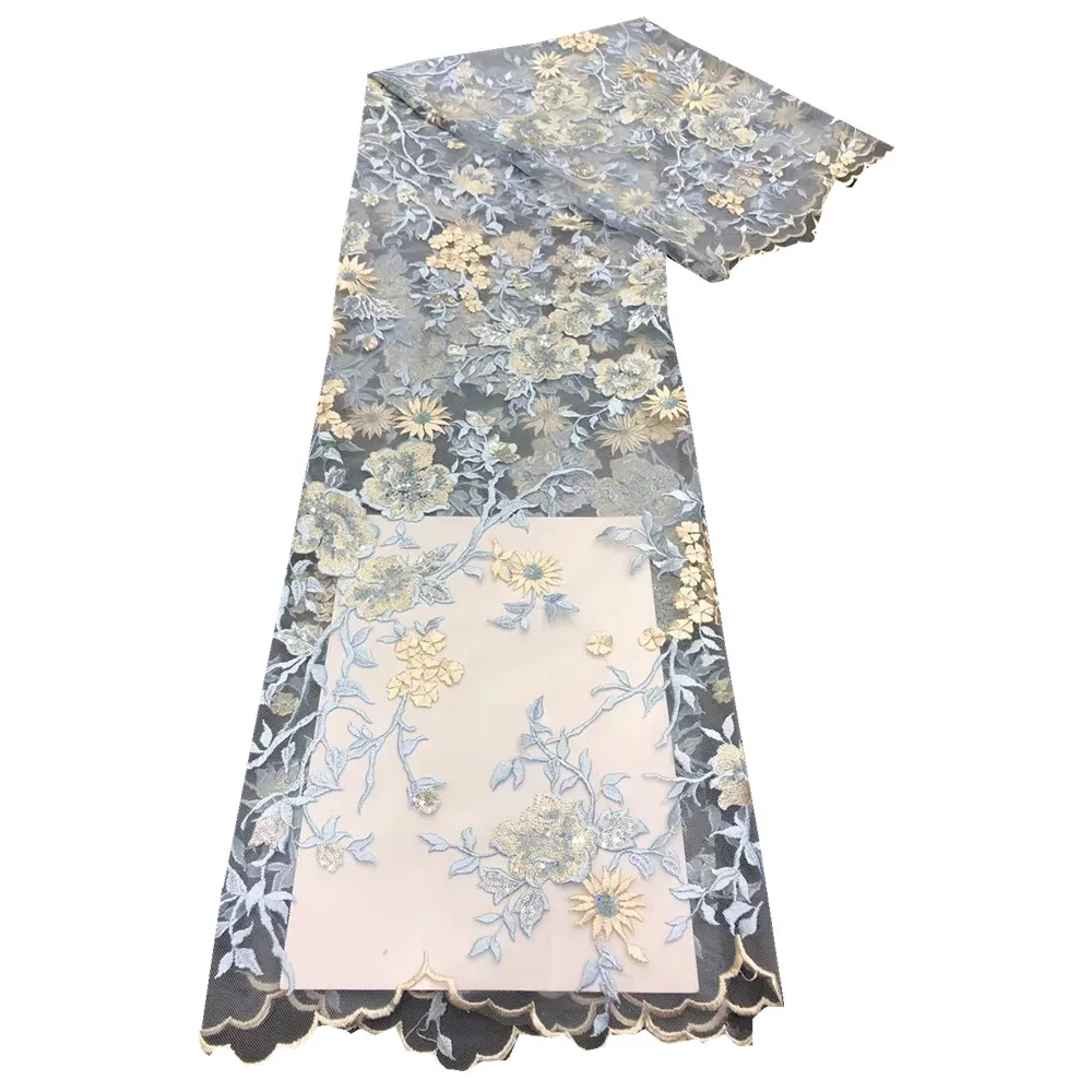 Famiar 5yards beautiful sequins design 2021 latest embroidered flower mesh lace fabric fashion Africa tulle lace fabric XB-251
Famiar 5yards beautiful sequins design 2021 latest embroidered flower mesh lace fabric fashion Africa tulle lace fabric XB-251