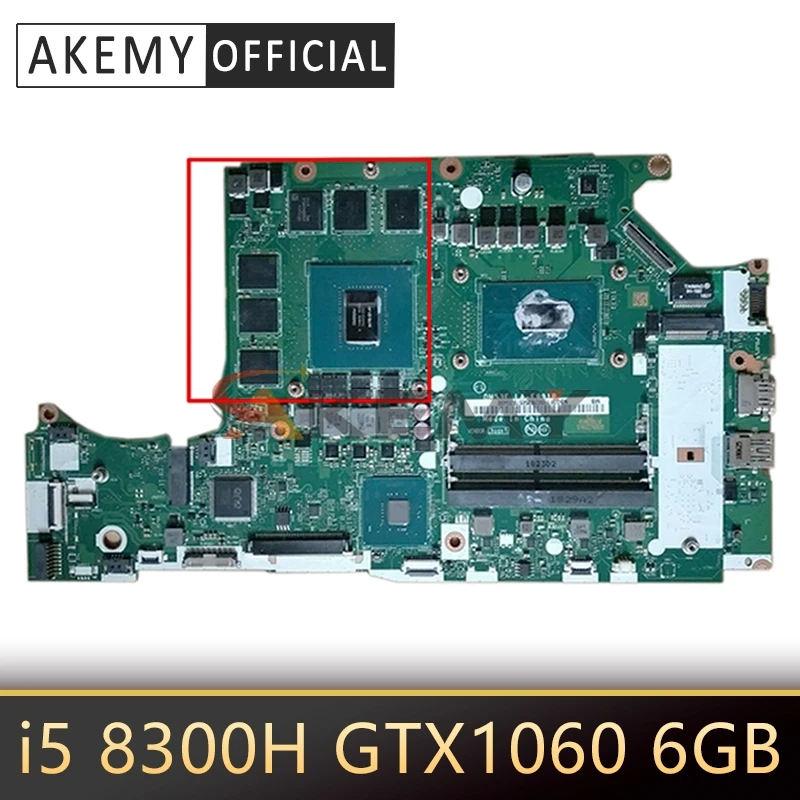 

For ACER Predator Helios PH317-52 PH315-5 A717-72G laptop motherboard DH53F LA-F991P CPU i5 8300H GTX1060 6GB test Ok Mainboard