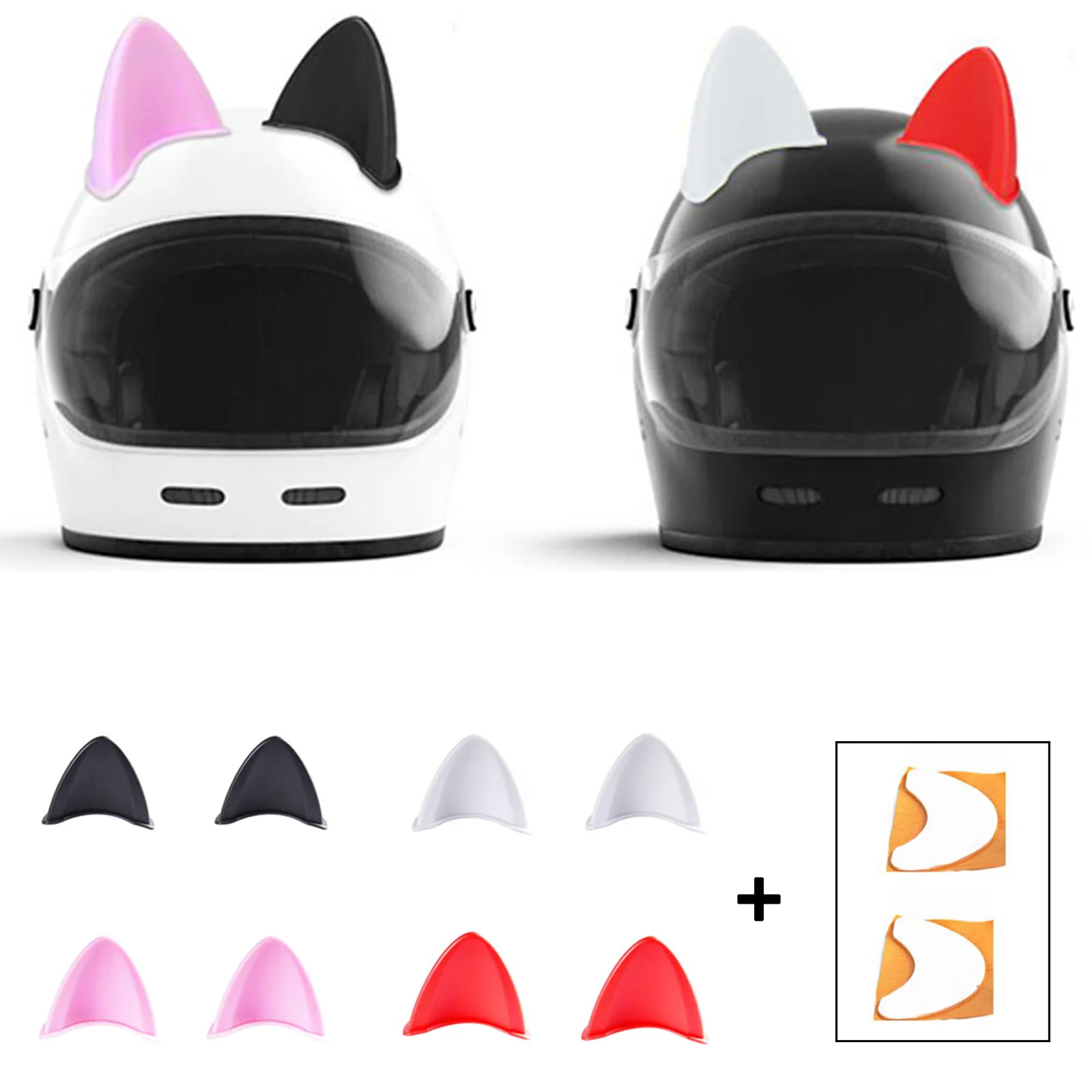 2 Pcs Car Motorcycle Helmet Cat Ears Motocross Full Face Off Road Helmet Decoration Sticker Cosplay Car Accessories Car Styling
2 Pcs Car Motorcycle Helmet Cat Ears Motocross Full Face Off Road Helmet Decoration Sticker Cosplay Car Accessories Car Styling