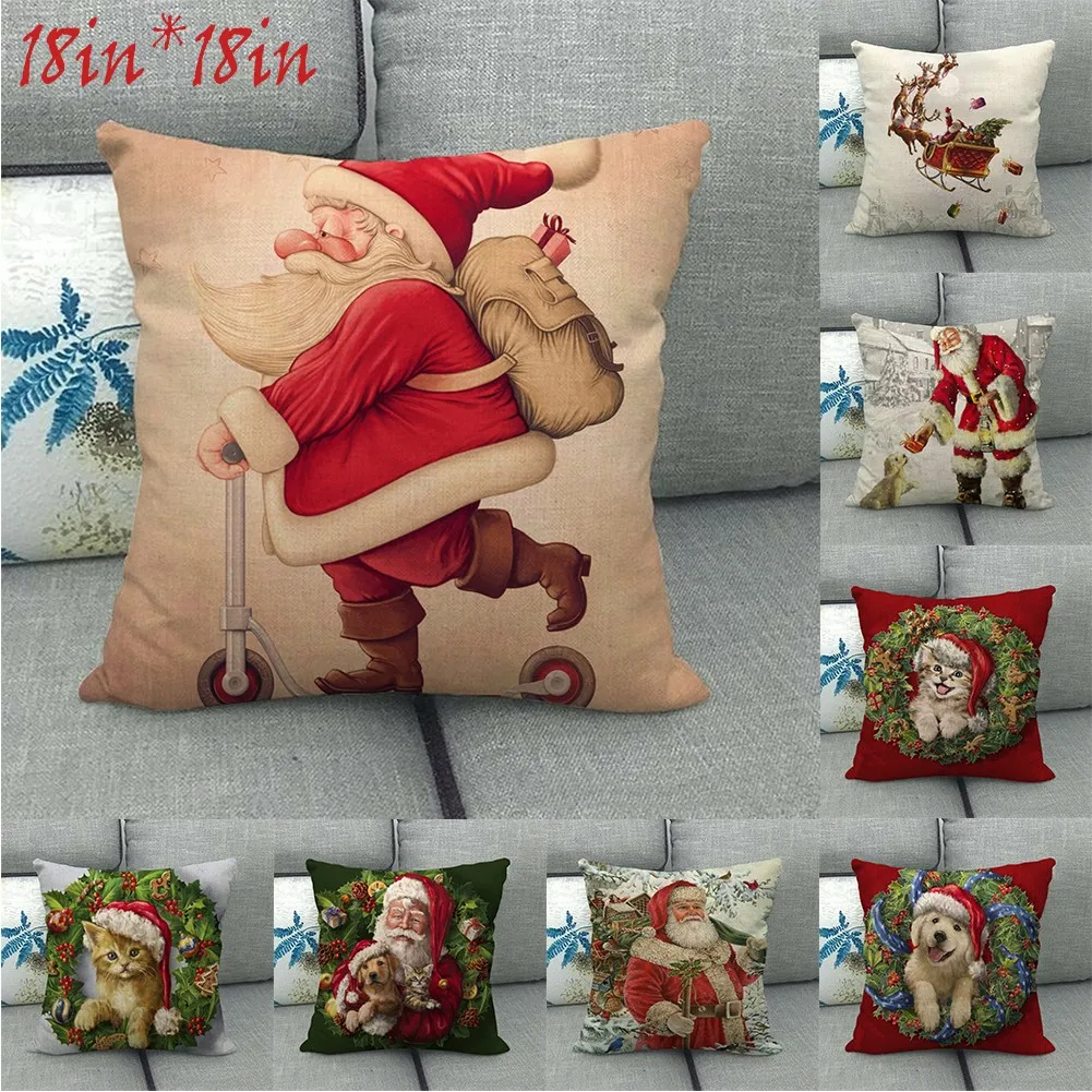 18 Inch Christmas Pillowcase Christmas Home Decorations Merry Christmas Decorations For Home New Year Pillow Case
18 Inch Christmas Pillowcase Christmas Home Decorations Merry Christmas Decorations For Home New Year Pillow Case