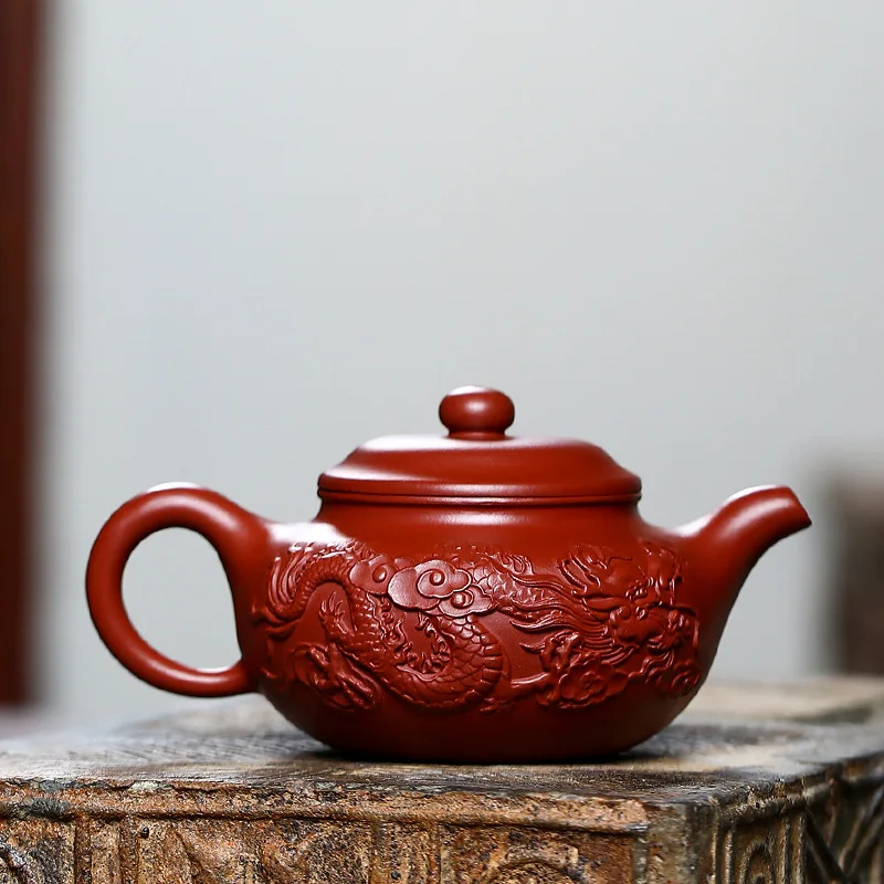 

Flower Teapot Purple Clay Cookware Puer China Jasmine Teapots Teaware Travel Tea Set Tetera Ceramica Kitchen Supplies