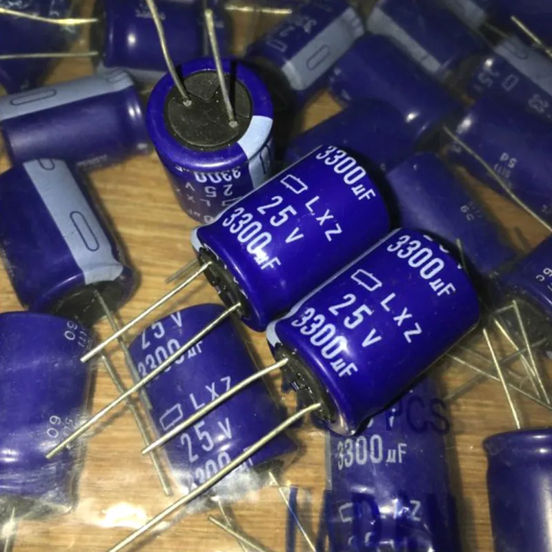 20pcs NEW NIPPON LXZ 25V3300UF 18X25MM electrolytic capacitor NCC 3300UF 25V lxz CHEMI-CON 3300uF/25v Ultra Low Impedance
20pcs NEW NIPPON LXZ 25V3300UF 18X25MM electrolytic capacitor NCC 3300UF 25V lxz CHEMI-CON 3300uF/25v Ultra Low Impedance