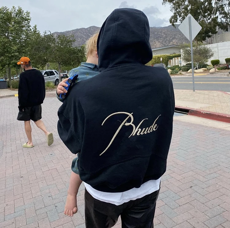 2022 Vintage RHUDE Hoodie High Quality Full Zipper Heavy Fabric Rhude High street Hoodie Sweatshirts Embroidered WY472 
2022 Vintage RHUDE Hoodie High Quality Full Zipper Heavy Fabric Rhude High street Hoodie Sweatshirts Embroidered WY472