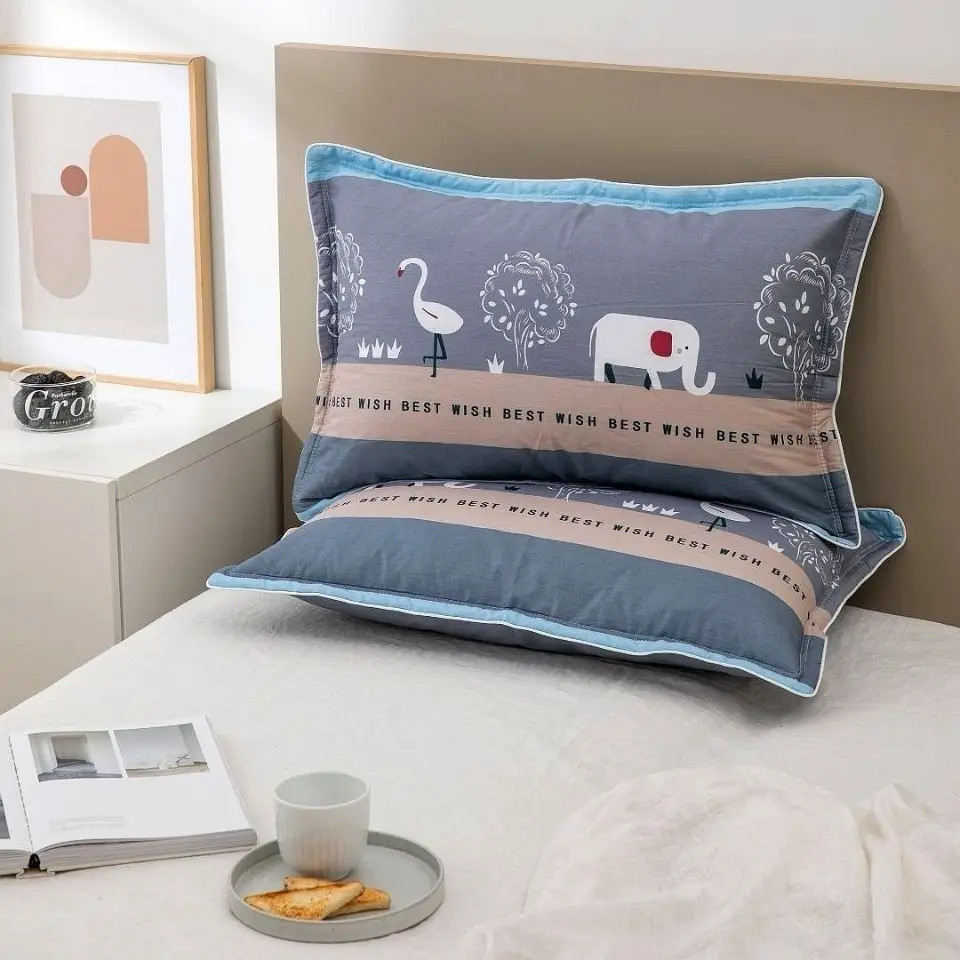 Thick 100% Cotton Quilted Pillowcase 40x60 Pair of 48x74cm Student Single Large Cotton Pillowcase
Thick 100% Cotton Quilted Pillowcase 40x60 Pair of 48x74cm Student Single Large Cotton Pillowcase