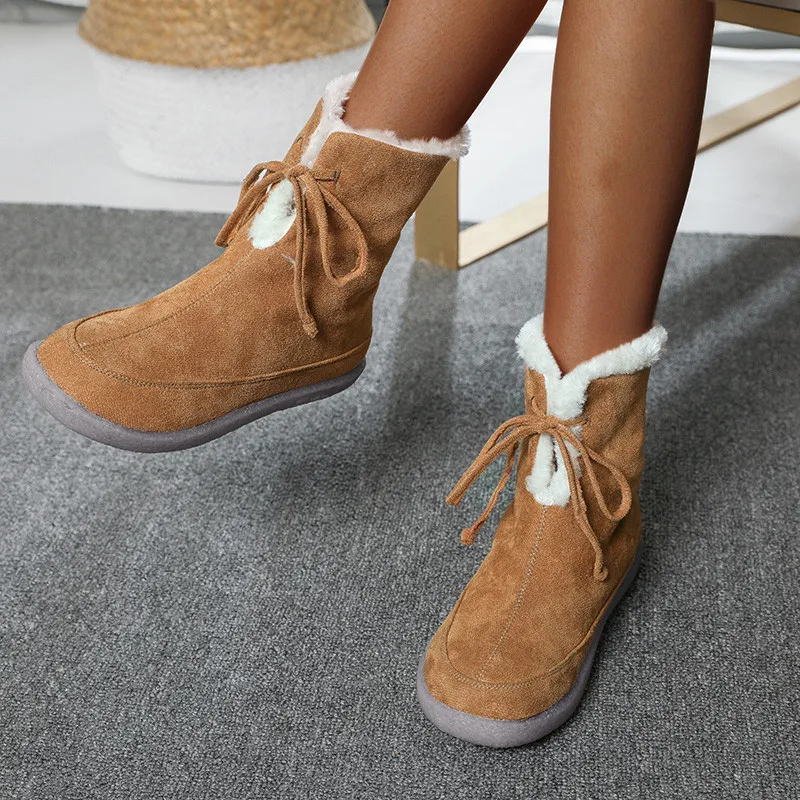 New Foldable Women Boots Warm Fur Plush Snow Boots Female Winter Boots Women Ankle Botas Mujer Winter Shoes Woman Plus Size 43 
New Foldable Women Boots Warm Fur Plush Snow Boots Female Winter Boots Women Ankle Botas Mujer Winter Shoes Woman Plus Size 43