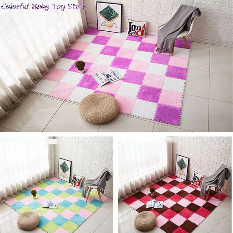 5Pcs/Lot EVA Soft Plush Kids Rug Baby Play Mat Toys Eva Foam Infant Developing Mat Rug Puzzle Interlock Floor Mats 30*30 CM
5Pcs/Lot EVA Soft Plush Kids Rug Baby Play Mat Toys Eva Foam Infant Developing Mat Rug Puzzle Interlock Floor Mats 30*30 CM