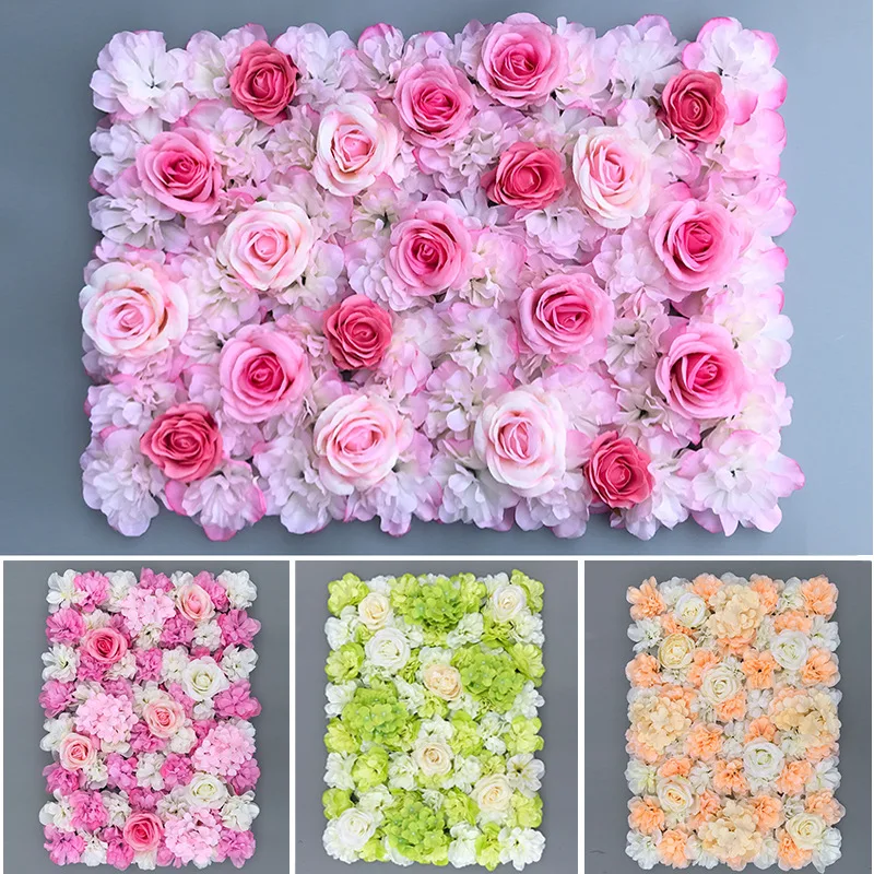 60x40cm Rayon Rose Wall Wedding Decoration Christmas Decoration Silk Hydrangea Wedding Background Decoration
60x40cm Rayon Rose Wall Wedding Decoration Christmas Decoration Silk Hydrangea Wedding Background Decoration