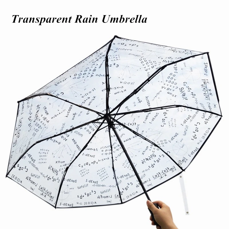 Transparent Rain Umbrella Three Folding Automatic Umbrella Men and Women Reinforce Wind Resistance Students Clear Umbrella
Transparent Rain Umbrella Three Folding Automatic Umbrella Men and Women Reinforce Wind Resistance Students Clear Umbrella