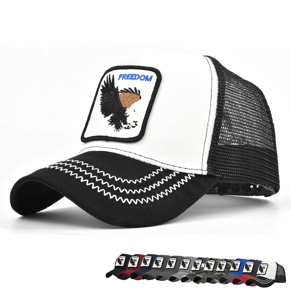 Letter FREEDOM Embroidery Eagle Snapback Mesh Baseball Caps Men Women Hip Hop Dad Hat Summer Breathable Sun Gorras Unisex Bone
Letter FREEDOM Embroidery Eagle Snapback Mesh Baseball Caps Men Women Hip Hop Dad Hat Summer Breathable Sun Gorras Unisex Bone