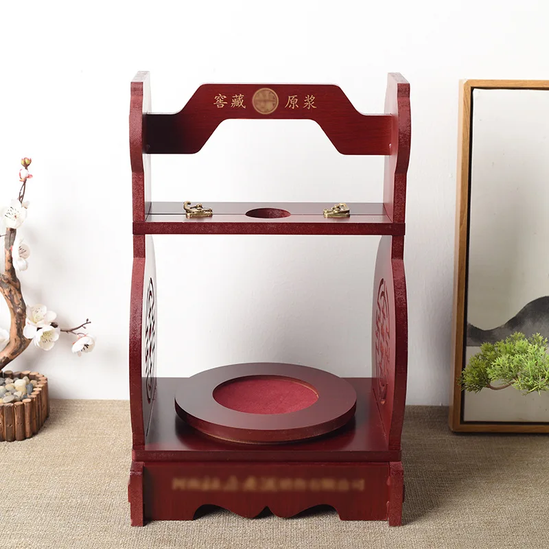 Retro Wine Rack White Wine Storage Display Rack Wooden Frame White Wine Basket Wine Jar Packing Box Cao Xian Wood
Retro Wine Rack White Wine Storage Display Rack Wooden Frame White Wine Basket Wine Jar Packing Box Cao Xian Wood