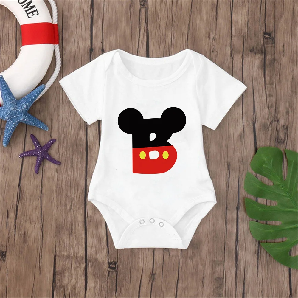 Disney Mickey ABC Funny Baby Rompers Printed Summer Newborn Clothes Baby Girls Boys Jumpsuit Bodysuits Toddler Infant Onesie
Disney Mickey ABC Funny Baby Rompers Printed Summer Newborn Clothes Baby Girls Boys Jumpsuit Bodysuits Toddler Infant Onesie