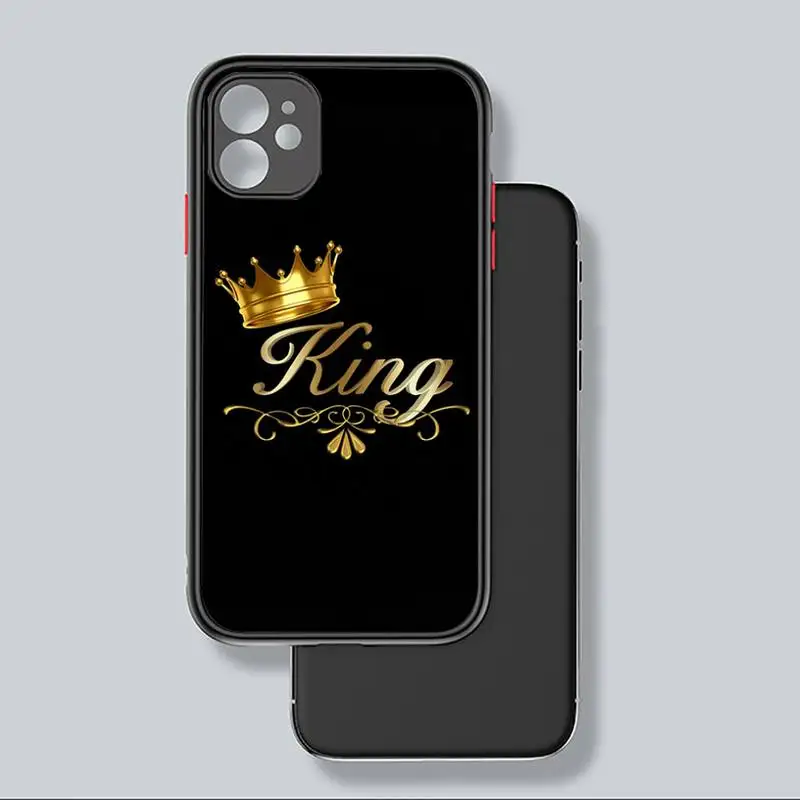 couple Golden King Queen Phone Case Matte Transparent for iPhone 7 8 11 12 s mini pro X XS XR MAX Plus coque
couple Golden King Queen Phone Case Matte Transparent for iPhone 7 8 11 12 s mini pro X XS XR MAX Plus coque
