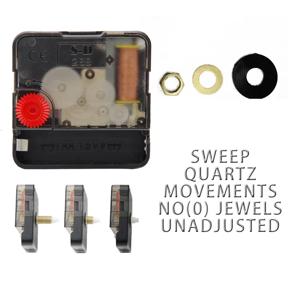 Replacement Quartz Clock Movement Mechanism Silent Shaft Install Attachment Sale
Replacement Quartz Clock Movement Mechanism Silent Shaft Install Attachment Sale