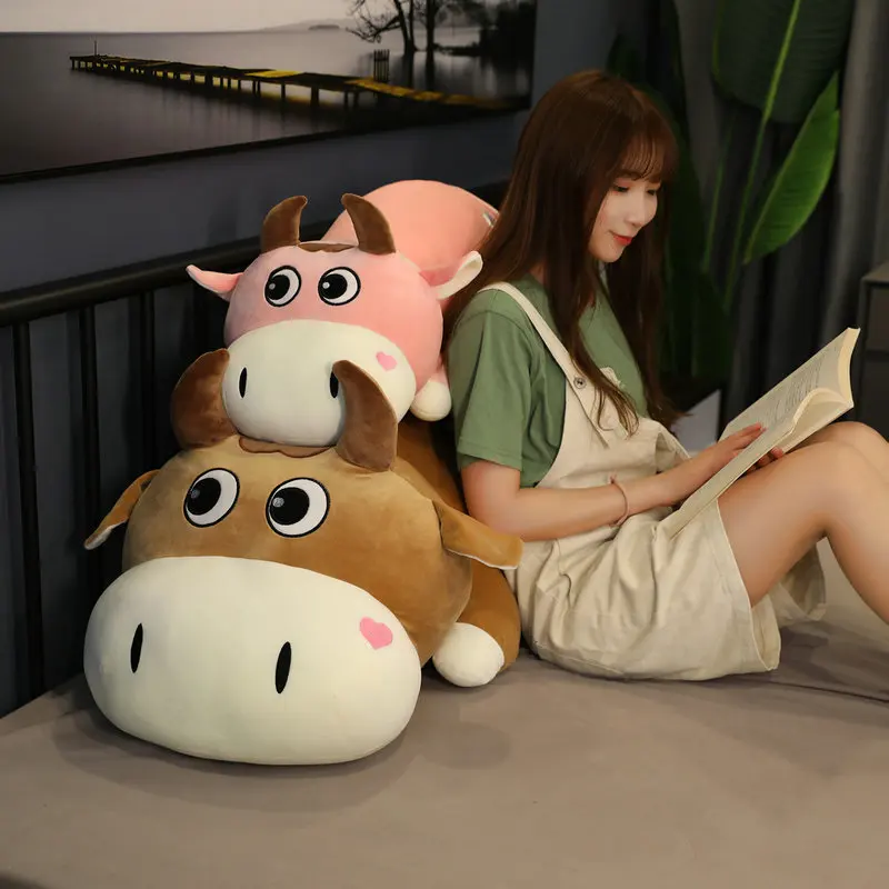 60/80/100cm Lovely Fat Cattle Plush Soft Toys Cute Stuffed Lying Cow Animal Toys for Children Kids Doll Sleep Pillow Cushion
60/80/100cm Lovely Fat Cattle Plush Soft Toys Cute Stuffed Lying Cow Animal Toys for Children Kids Doll Sleep Pillow Cushion