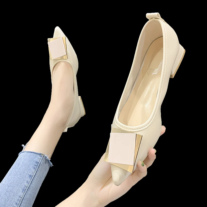 Shallow Mouth Korean Shoes Pointed Toe All-Match Elegant Low Heels Female Footwear 2021 New Comfortable Summer Dress On Heels La
Shallow Mouth Korean Shoes Pointed Toe All-Match Elegant Low Heels Female Footwear 2021 New Comfortable Summer Dress On Heels La