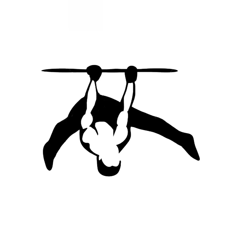 Funny Horizontal Bar Gymnast Car Sticker Pvc Personality High Quality Window Decoration Waterproof Decal Black/white 18*14cm
Funny Horizontal Bar Gymnast Car Sticker Pvc Personality High Quality Window Decoration Waterproof Decal Black/white 18*14cm