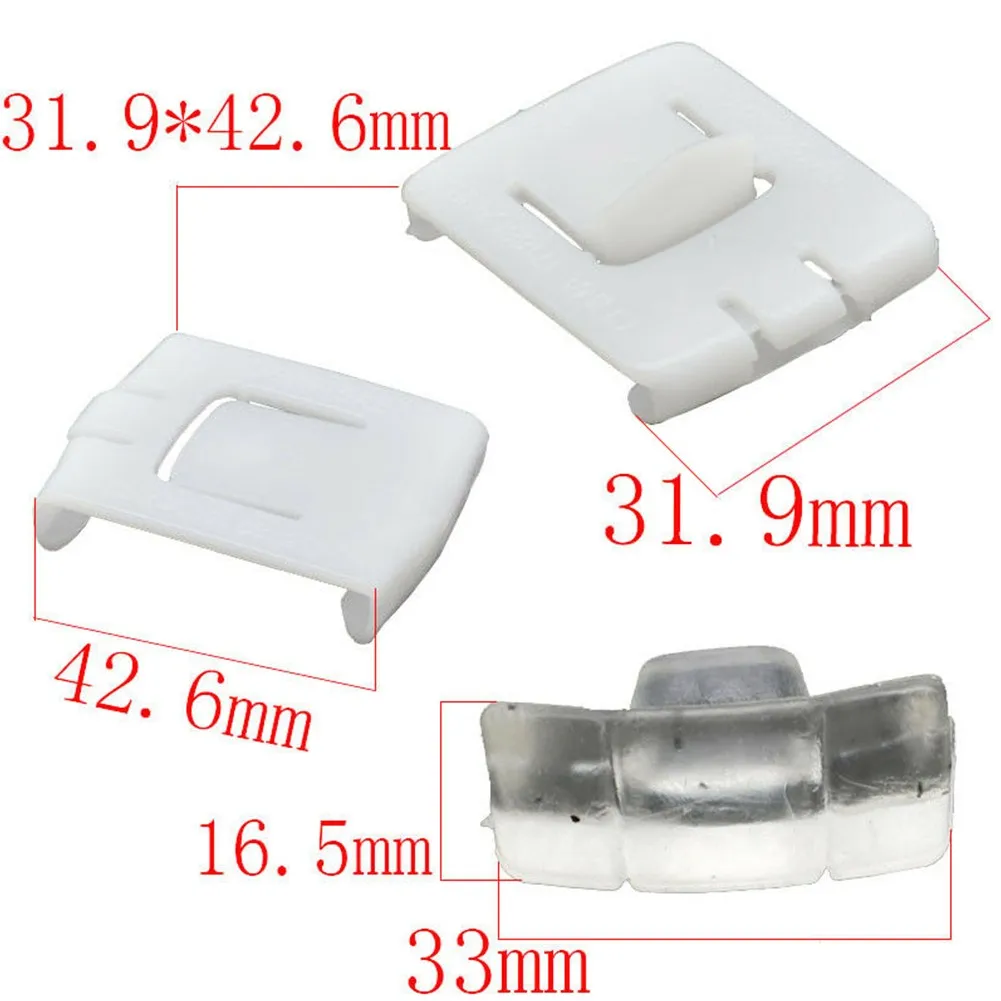 6pcs Runner Clip Nylon Slider For MK1 MK2 MK3 Golf Corrad Inner/outer Seat Rail Clip Auto Replacement Accessories Fasteners
6pcs Runner Clip Nylon Slider For MK1 MK2 MK3 Golf Corrad Inner/outer Seat Rail Clip Auto Replacement Accessories Fasteners
