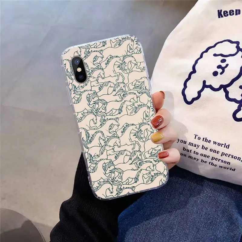 Horse Pony Pattern Phone Case Transparent for iPhone 11 12 mini pro XS MAX 8 7 6 6S Plus X 5S SE 2020 XR
Horse Pony Pattern Phone Case Transparent for iPhone 11 12 mini pro XS MAX 8 7 6 6S Plus X 5S SE 2020 XR