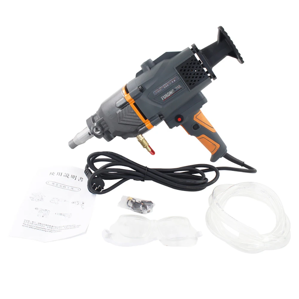 220V Electric Diamond Core Drill Wet Handheld Concrete Core Drilling Machine 2000W 120/132/168MM With Water Pump Accessories
220V Electric Diamond Core Drill Wet Handheld Concrete Core Drilling Machine 2000W 120/132/168MM With Water Pump Accessories