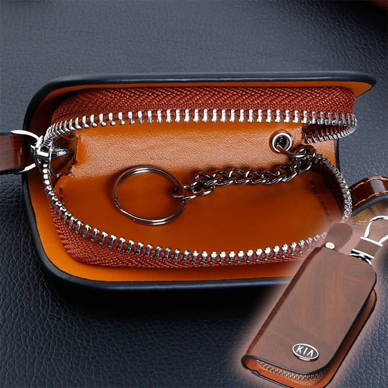 Genuine Leather Car Logo Key Case Remote Key Bag Keychain Auto Accessories For Kia Borrego Cadenza Forte K5 K900 Optima Rio 5
Genuine Leather Car Logo Key Case Remote Key Bag Keychain Auto Accessories For Kia Borrego Cadenza Forte K5 K900 Optima Rio 5