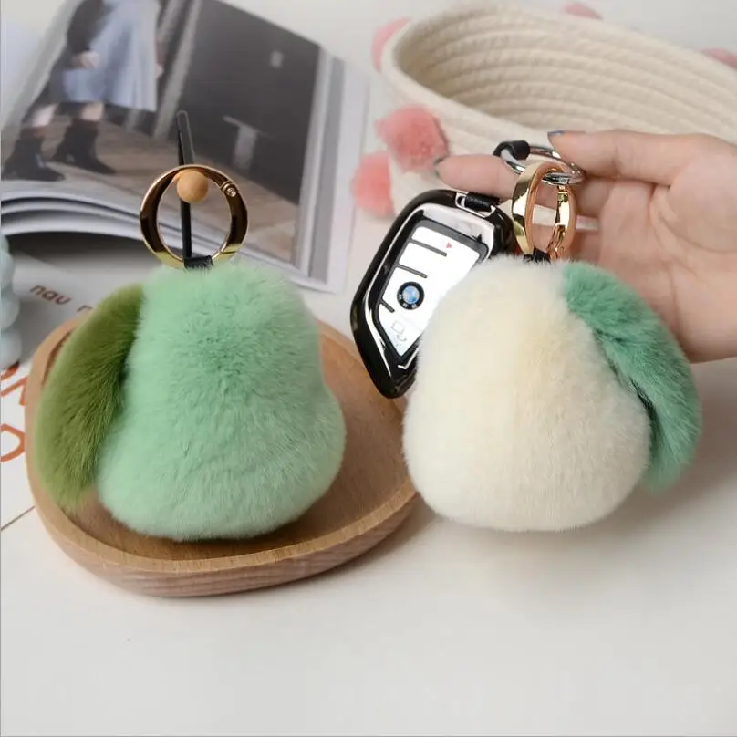 Real Rex Rabbit Fur Key Tag Pompom Fluffy Key Ring Pear Handmade Fruit Keychain Handbag Pendant
Real Rex Rabbit Fur Key Tag Pompom Fluffy Key Ring Pear Handmade Fruit Keychain Handbag Pendant
