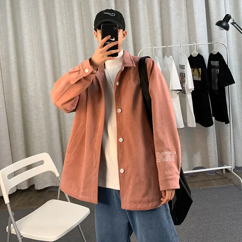 Shirt men's 2021 spring new solid color Korean handsome trend jacket college style loose casual blue clothes Free shipping
Shirt men's 2021 spring new solid color Korean handsome trend jacket college style loose casual blue clothes Free shipping
