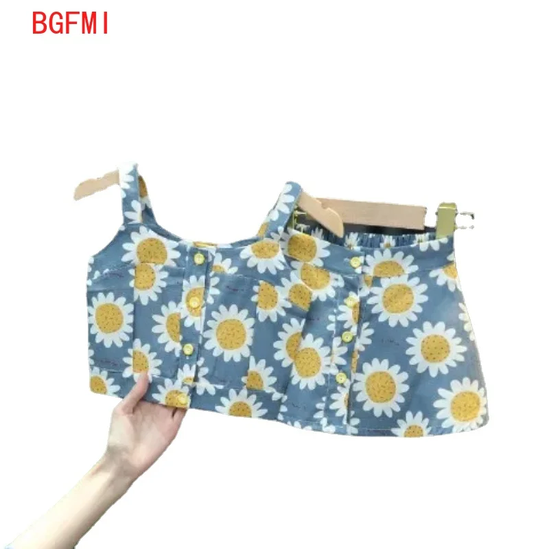 Комплекты летней одежды для девочек, майка + юбка, спортивные костюмы для маленьких девочек, детские комплекты на 1-й день рождения 
Комплекты летней одежды для девочек, майка + юбка, спортивные костюмы для маленьких девочек, детские комплекты на 1-й день рождения