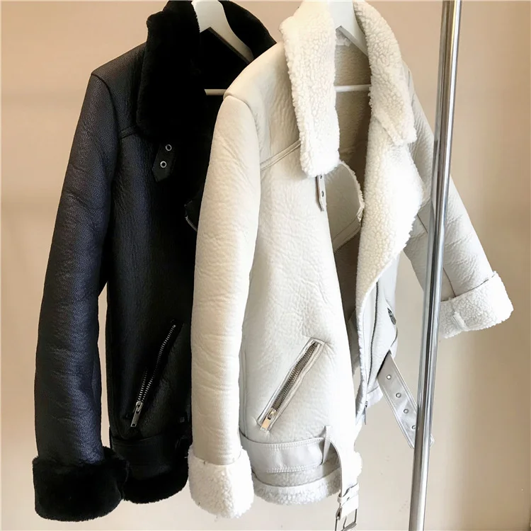 coat Women's thickened fur leather motorcycle 2020 new winter women's fashion cool
coat Women's thickened fur leather motorcycle 2020 new winter women's fashion cool