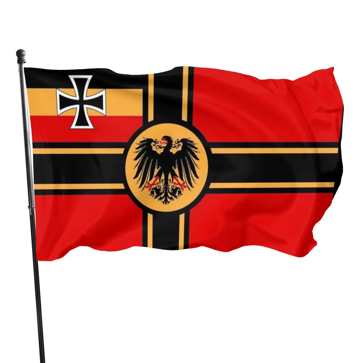 

Немецкий Империя Рейх Орел Железный крест флаг 90x150 см