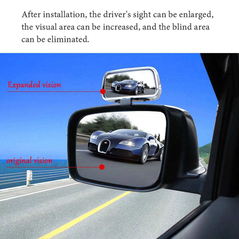 Car Convex Mirror Blind Spot Mirrors for Cars Adjustable Car Auxiliary Universal Wide Angle Side Mirror Rear View Rearview
Car Convex Mirror Blind Spot Mirrors for Cars Adjustable Car Auxiliary Universal Wide Angle Side Mirror Rear View Rearview