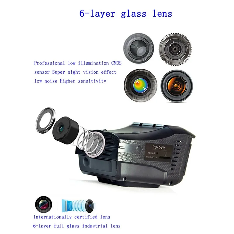 Radar detector 2 in 1 Car Dvr Dash Cam Radar Detector Video Recorder HD 1080P 140 Degree Video Recorder Dashcam Registrar
Radar detector 2 in 1 Car Dvr Dash Cam Radar Detector Video Recorder HD 1080P 140 Degree Video Recorder Dashcam Registrar