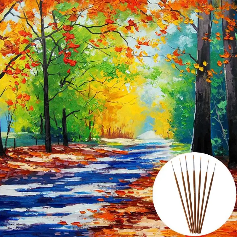 7pcs/set Professional Detail Paint Brush Fine Pointed Tip Miniature Brushes For Acrylic Watercolor Oil Drawing Kits
7pcs/set Professional Detail Paint Brush Fine Pointed Tip Miniature Brushes For Acrylic Watercolor Oil Drawing Kits