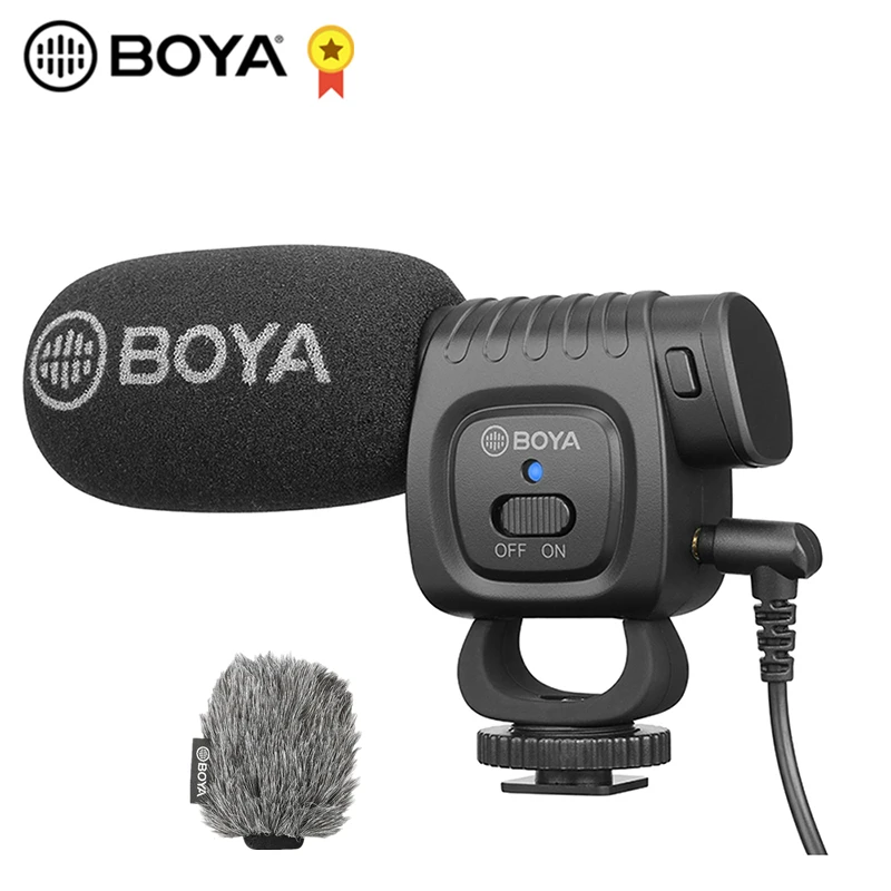 BOYA BY-BM3011 On Camera Record Microphone for Canon Sony Nikon DSLR Camera Smartphone 3.5MM Jack Cold Shoe Youtobe Vlog Mic
BOYA BY-BM3011 On Camera Record Microphone for Canon Sony Nikon DSLR Camera Smartphone 3.5MM Jack Cold Shoe Youtobe Vlog Mic