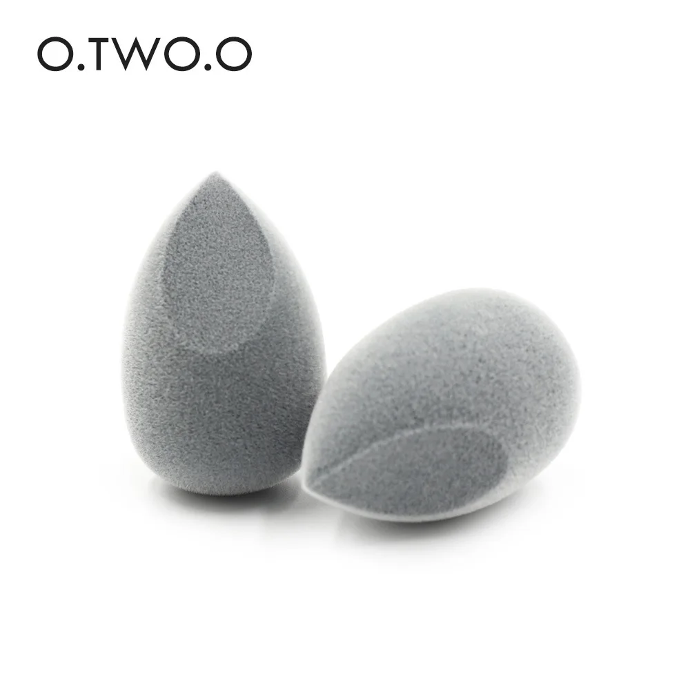 

1 шт., серый флок O.TW O.O в форме капли воды, маленькая объемная пуховка для пудры, спонж для влажной и сухой красоты яиц