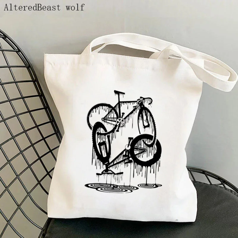 Women Shopper bag melted bikes Printed Kawaii Bag Harajuku Shopping Canvas Shopper Bag girl handbag Tote Shoulder Lady Bag
Women Shopper bag melted bikes Printed Kawaii Bag Harajuku Shopping Canvas Shopper Bag girl handbag Tote Shoulder Lady Bag