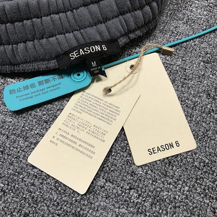 Best Quality Cotton Kanye West Season 6 Sweatpants Men Women 1:1 Solid Color Loose Pants Joggers Zipper Pocket Washed Trousers
Best Quality Cotton Kanye West Season 6 Sweatpants Men Women 1:1 Solid Color Loose Pants Joggers Zipper Pocket Washed Trousers