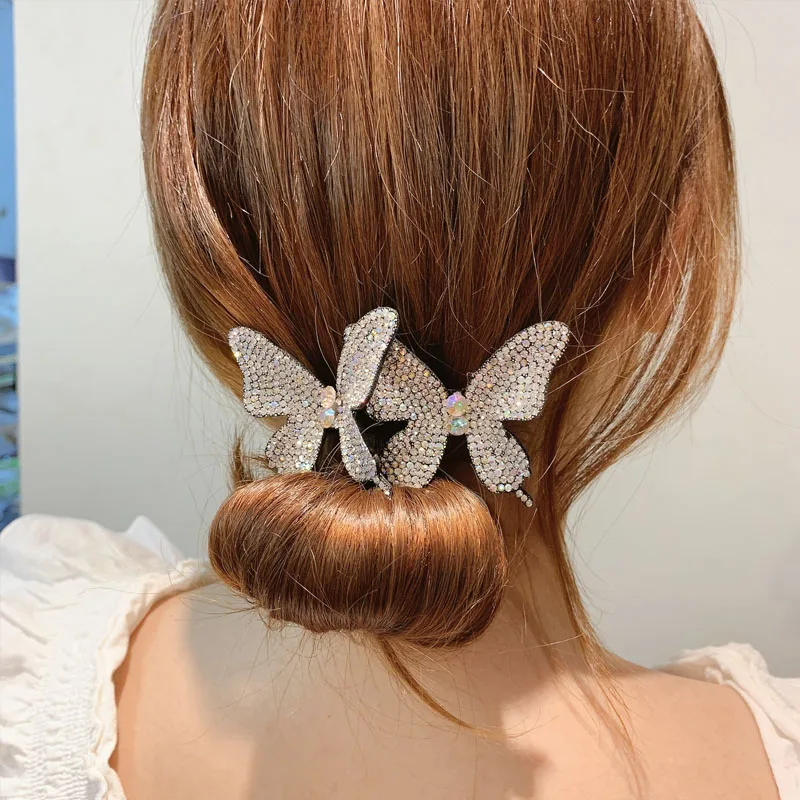 Hair Pins Elegant Fashion Flower Butterfly Hairpin Bun Maker Twist Headband Lazy Hair Accessories Women Hair Stick Banquet
Hair Pins Elegant Fashion Flower Butterfly Hairpin Bun Maker Twist Headband Lazy Hair Accessories Women Hair Stick Banquet