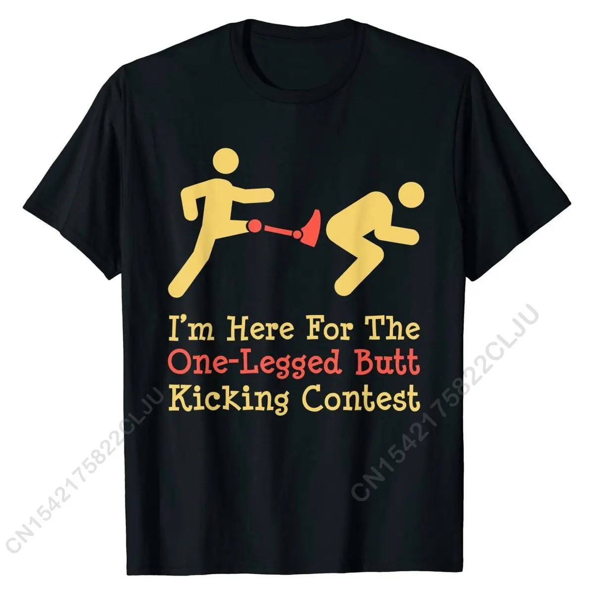 Funny Leg Amputee One Legged Butt Kicking Contest Tshirt T-Shirt Cotton Fitness Tight T Shirt Fitted Men Top T-shirts Unique
Funny Leg Amputee One Legged Butt Kicking Contest Tshirt T-Shirt Cotton Fitness Tight T Shirt Fitted Men Top T-shirts Unique