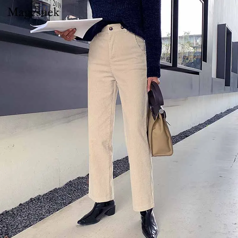 Casual Wide Leg Elegant 5XL Loose Autumn and Winter Corduroy Women Straight Tube Radish Corduroy Pants Solid Trousers 11575
Casual Wide Leg Elegant 5XL Loose Autumn and Winter Corduroy Women Straight Tube Radish Corduroy Pants Solid Trousers 11575
