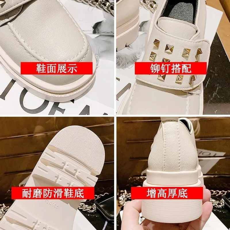 2020 spring and autumn models square toe thick bottom increased single shoes women's fashion all-match small leather shoes X415
2020 spring and autumn models square toe thick bottom increased single shoes women's fashion all-match small leather shoes X415