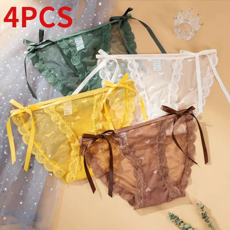 Fashion Heart Lingerie Low-Rise Breathable Hollow Out Female Transparent Temptation Briefs Sexy Lace Panties For Women Underwear
Fashion Heart Lingerie Low-Rise Breathable Hollow Out Female Transparent Temptation Briefs Sexy Lace Panties For Women Underwear