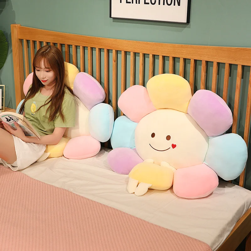 Kawaii colorful flower cushion pillow plush stuffed toy home life decoration ornaments gift fabric comfortable and full filling
Kawaii colorful flower cushion pillow plush stuffed toy home life decoration ornaments gift fabric comfortable and full filling